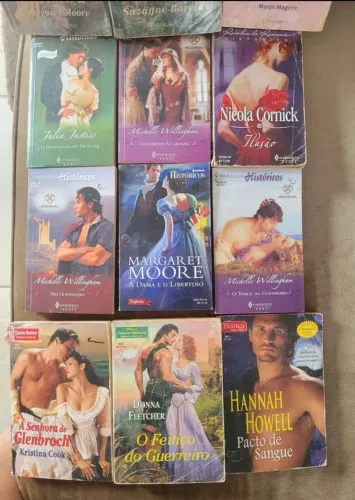 Lote Exclusivo: Romances Históricos Raros (Harlequin & Nova Cultural) Relíquia de colecio