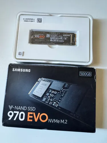 SSD Samsung 970 EVO 500GB NVMe M.2 - Completo
