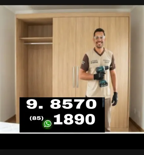 Montador de móveis rápido e eficiente para guarda-roupas, armários, closet e cômodas