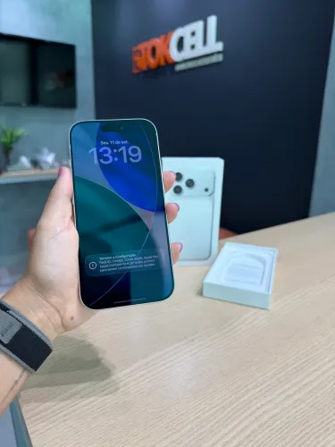 Iphone 17 Pro 256GB Branco Seminovo Garantia Apple Até Janeiro 2027 Completo