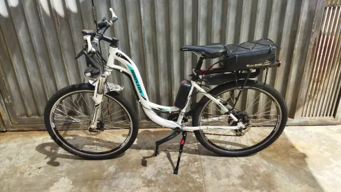 Bicicleta eletrica Houston - Motor 350w - 48v - Completa - Revisada - Garantia 3 meses