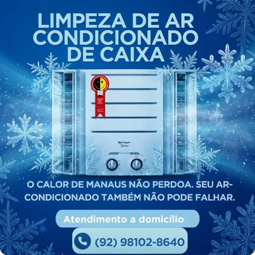 LAVO AR CONDICIONADO DE CAIXA A DOMICÍLIO