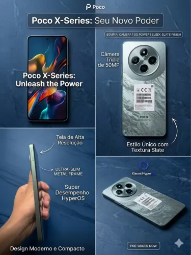 Xiaomi Poco C75 256GB / 8GB RAM ? Semi Novo