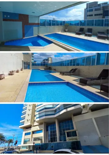 ORLA DE iTAPOÃ: Amplo2 quartos, suíte, mobiliado 2 vagas 86m²