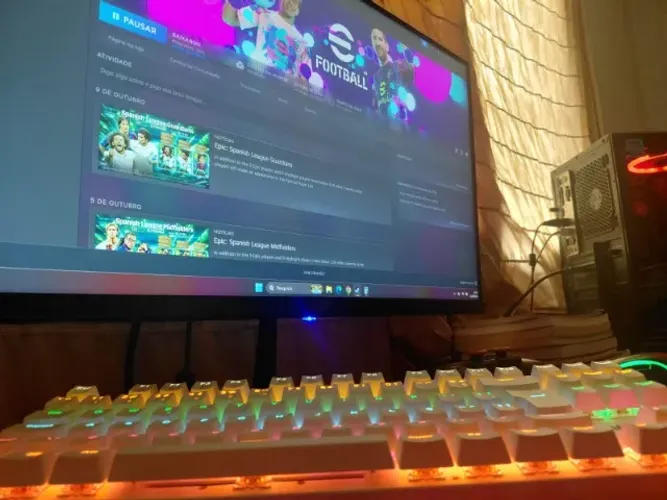 Kit PC Gamer R5 5600x +Monitor 180Hz + Fonte 750W