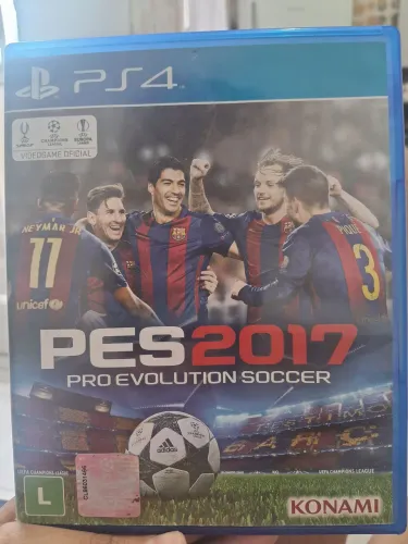 Vendo jogo de pes 2017 ps4 