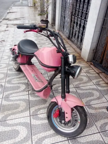 Motocicleta Elétrica Iz Y3 - 1500W - 25KM/H - Pink