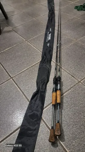 2 varas de carretilhas saintVIZEL interissas 1.83 e 1.90 m 6-14 lbs 