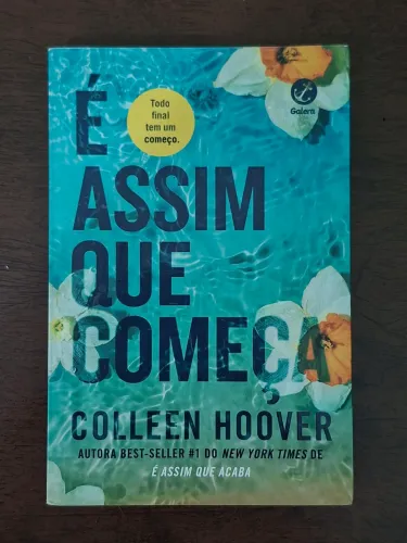 Livros Collleen Hoover (É assim que acaba. É assim que começa)