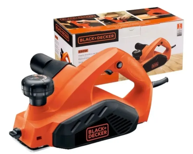 Plaina elétrica Black & Decker nova