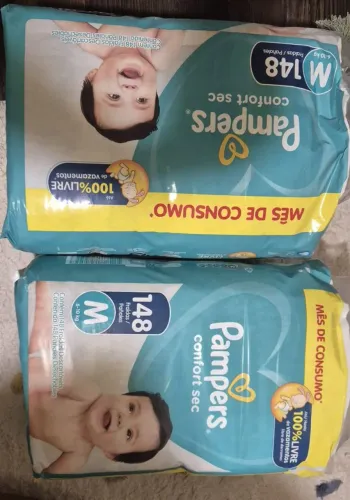 Fralda Pampers Confort Sec M