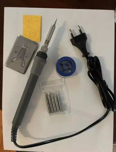 Ferro de Solda Digital 60W c/ Visor LCD e Kit Completo (Último)