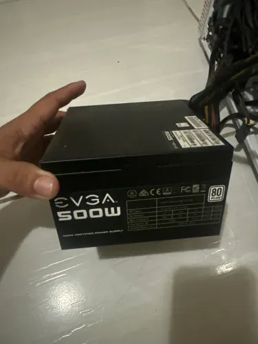 Fonte EVGA 500w 80 Plus