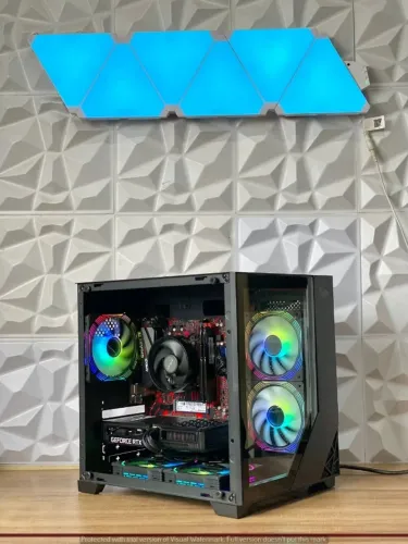 PC GAMER RYZEN 5 5500/ B450M GIGABYTE/ RTX 3060 12GB 12X SEM JUROS