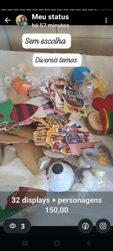 Display de mesa para decoração festa 