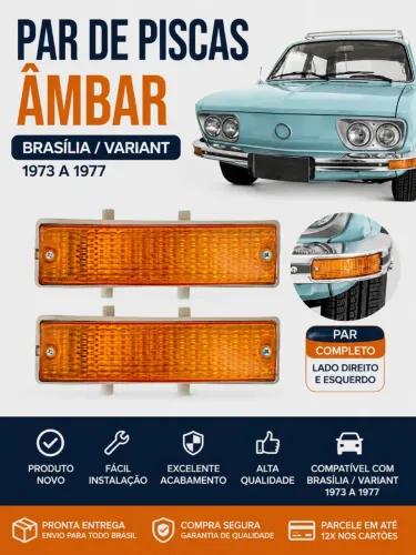 Lanterna pisca Brasília 1973/1977