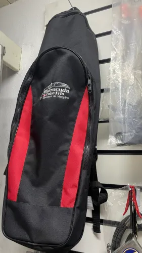 Bolsa mochila equipamento de mergulho.