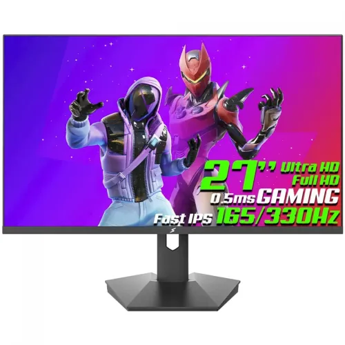 KIT 3 MONITORES GAMER 165HZ + 3 BRAÇOS ARTICULADOS