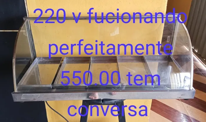 Estufa com 5 bandejas 220v ótima conservação