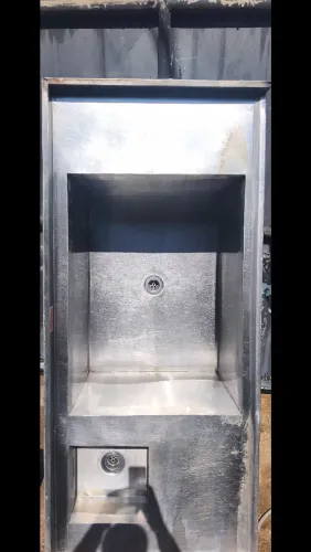 Bancada de pia inox