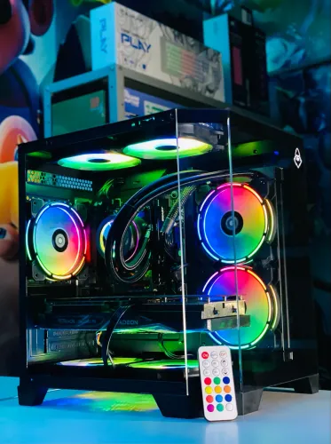 PC Gamer AMD Ryzen 5 5500X3D / RX 9060XT 16GB - Em até 18x / Loja Física