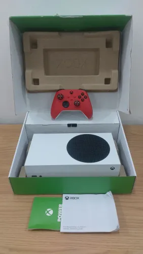 XBOX SÉRIES S COMPLETO SUPER NOVO