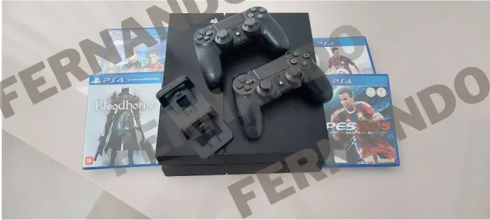 Playstation 4 (ps4) 1tb - Impecável + 1 Controle Original + Cabos (Usado)
