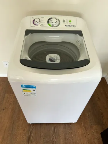 Máquina de Lavar Consul 12 kg Branca com Dosagem Econômica e Ciclo Edredom CWH12BB 110V