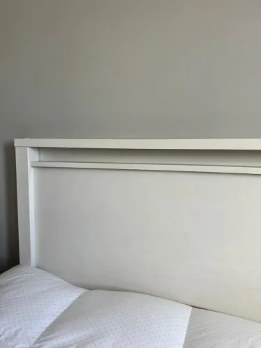 ACEITO OFERTA!! Cabeceira branca cama de casal