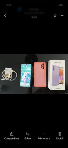 Celular a32 único dono com todos acessórios 
