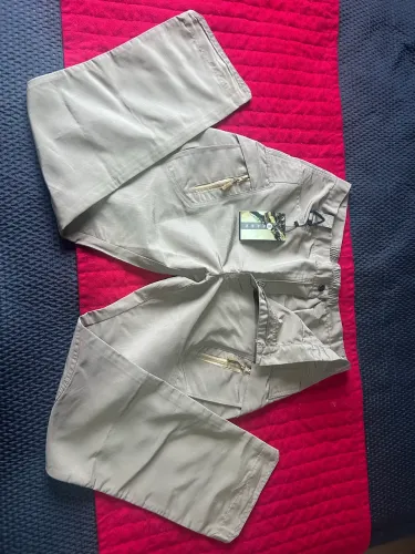 Calça Cargo Tática Masculina Bege Ripstop Nova Nunca Usada