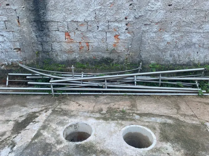 Vende-se peças de aço inox para sacadas e escadas
