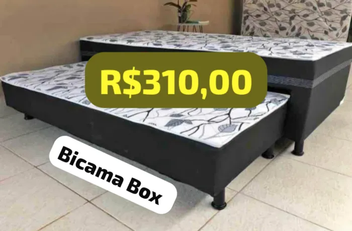 De:380,00 Por:310,00 ! Bicama Box D20 / Produto NOVO