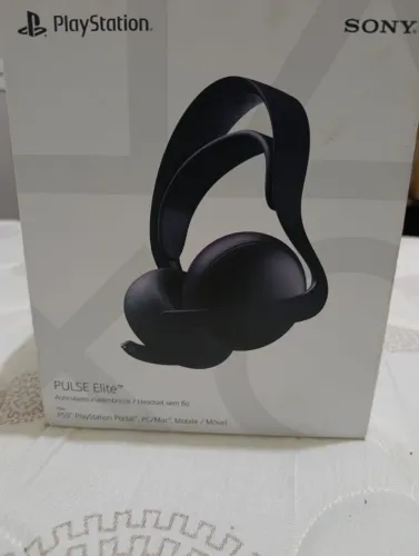 HEADSET SEM FIO PULSE ELITE - SONY PS5 - MIDNIGHT BLACK - SEMINOVO