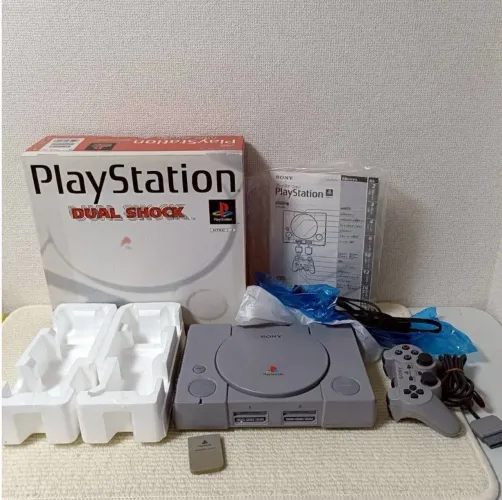 PlayStation 1 SCPH-7000 Completo Caixa original, 3 jogos originais 