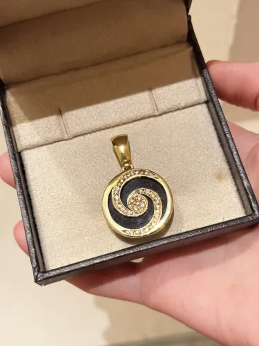 pingente bvlgari espiral
