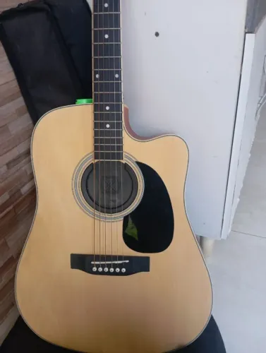 Violão Giannini folk completo Novinho