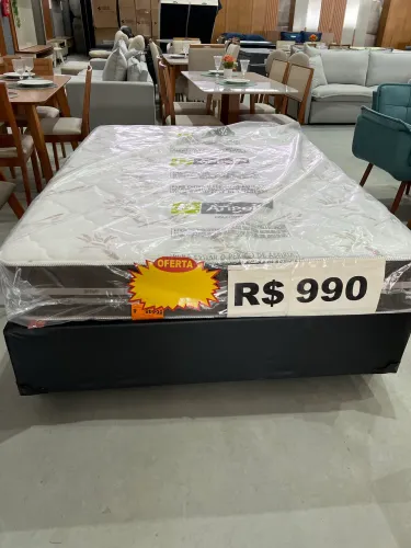 Cama Box Casal Molas Ensacadas PROMOÇÃO LIMPA ESTOQUE!