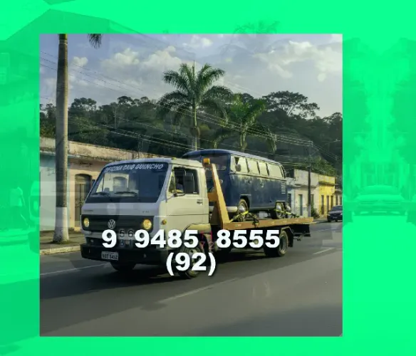 Guincho disponível em Dom Pedro, São Francisco, Jorge Teixeira e Cidade Nova!