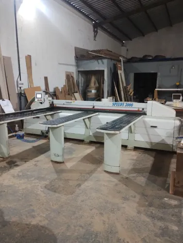 Marcenaria completa seccionadora coladeira automática CNC router esqudrejadeira gaiola mdf