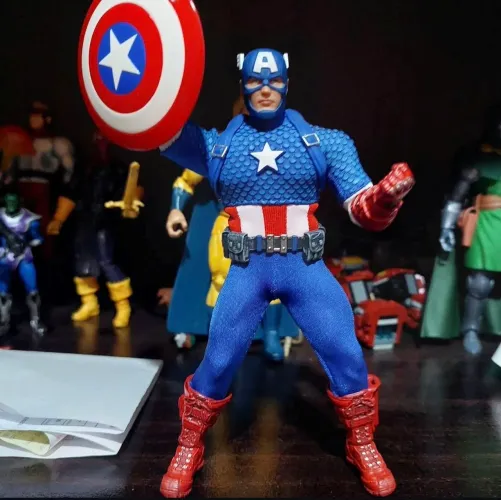 Mezco Capitão América Comic Con Exclusive 2016