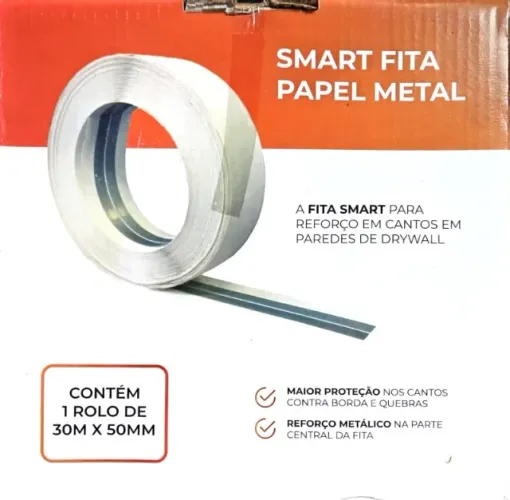 SMART FITA PAPEL METAL - ROLO 30MX50MM