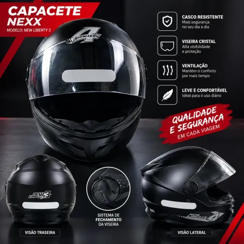 Capacete New Liberty