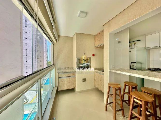 Apartamento com 1 quarto à venda, 50 m² por R$ 430.000 - Pitangueiras - Guarujá/SP.