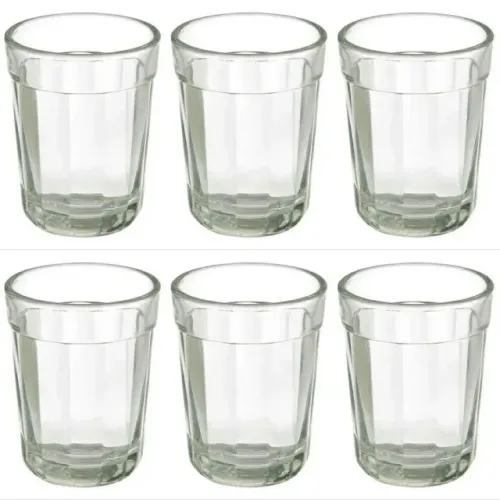 Jogo 6 copos dose 45ml Mini Americano