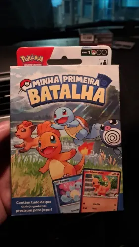 Pokémon Minha Primeira Batalha Charmander e Squirtle 
