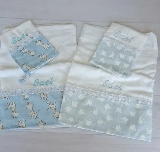 Conjunto Fraldas personalizadas Gael