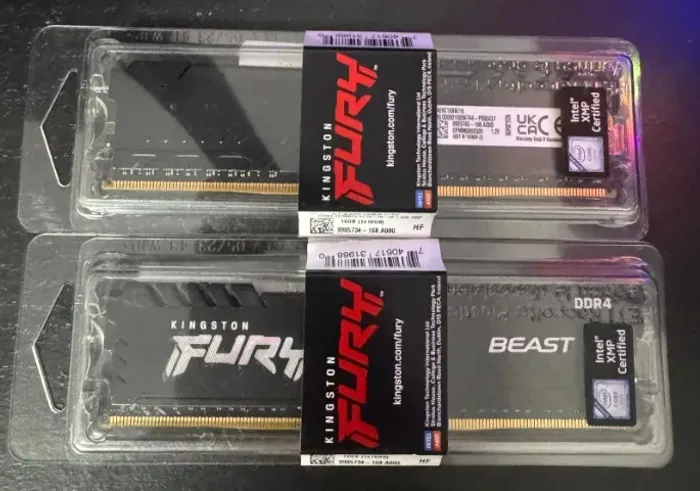 Memória RAM - 64GB (2X32gb) -Fury Beast DDR4 Kingston