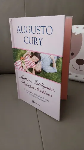 Livro mulheres inteligentes relacionamentos saudáveis Augusto Cury capa dura