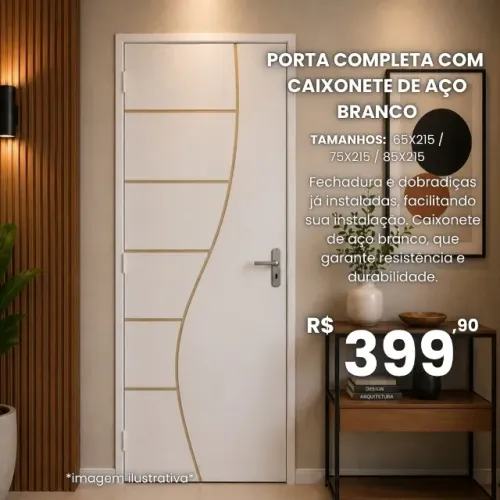 PORTA CAIXONETE DE AÇO - COMPLETA